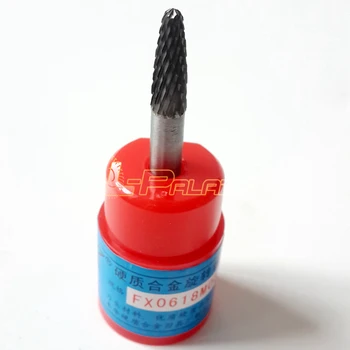 FX0618M06 Tungsten Carbide Rotary Burrs Fitter Hard Alloy Grinding Head Drill Air Grinder Rotary Tools