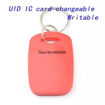 5pcs UID IC card Changeable Writable keyfobs key tags one IC 13.56Mhz keyfobs Block 0 sector writable