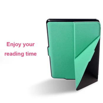 New Smart case for Amazon kindle paperwhite case 1 2 3 6'' e-reader slim folio cover wih wake up / sleep function
