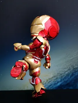 SAINTGI New Avengers Iron Man MARK Sound Control Light Hulkbuster MK2 MK42 MK20 Action Figures 18cm Kids Toys