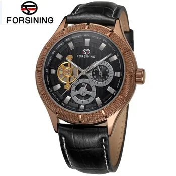 2017 Forsining Top Brand Man Watches Automatic Men's Flywheel Mechanical Wrist Watch  Gift