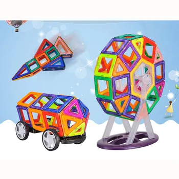 Assembling toys 39pcs Child Early Head Start Training puzzle Magnetic stick magnet magnetic building magnetic toys