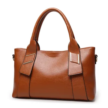 2016 New Autumn And Winter Simple Leather Leather Bag Handbag Shoulder Bag Ladies Bag