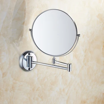 BAKALA Dual Makeup mirrors 1:1 and 1:3 magnifier Copper Cosmetic Bathroom Double Faced Bath Mirror wall mirror BR-6738