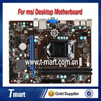 Working desktop motherboard for msi H81M-E33 Intel LGA1150 H81 system mainboard fully tested and perfect quality