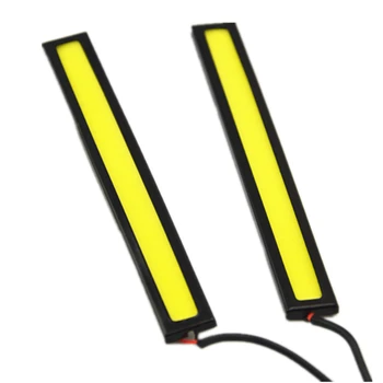 1pcs 17cm car styling COB LED Lights DRL Daytime Running Light Auto Lamp For Universal Car Wholesales parking