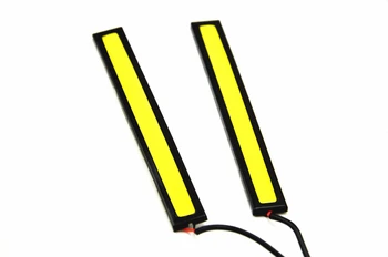 1pcs 17cm car styling COB LED Lights DRL Daytime Running Light Auto Lamp For Universal Car Wholesales parking