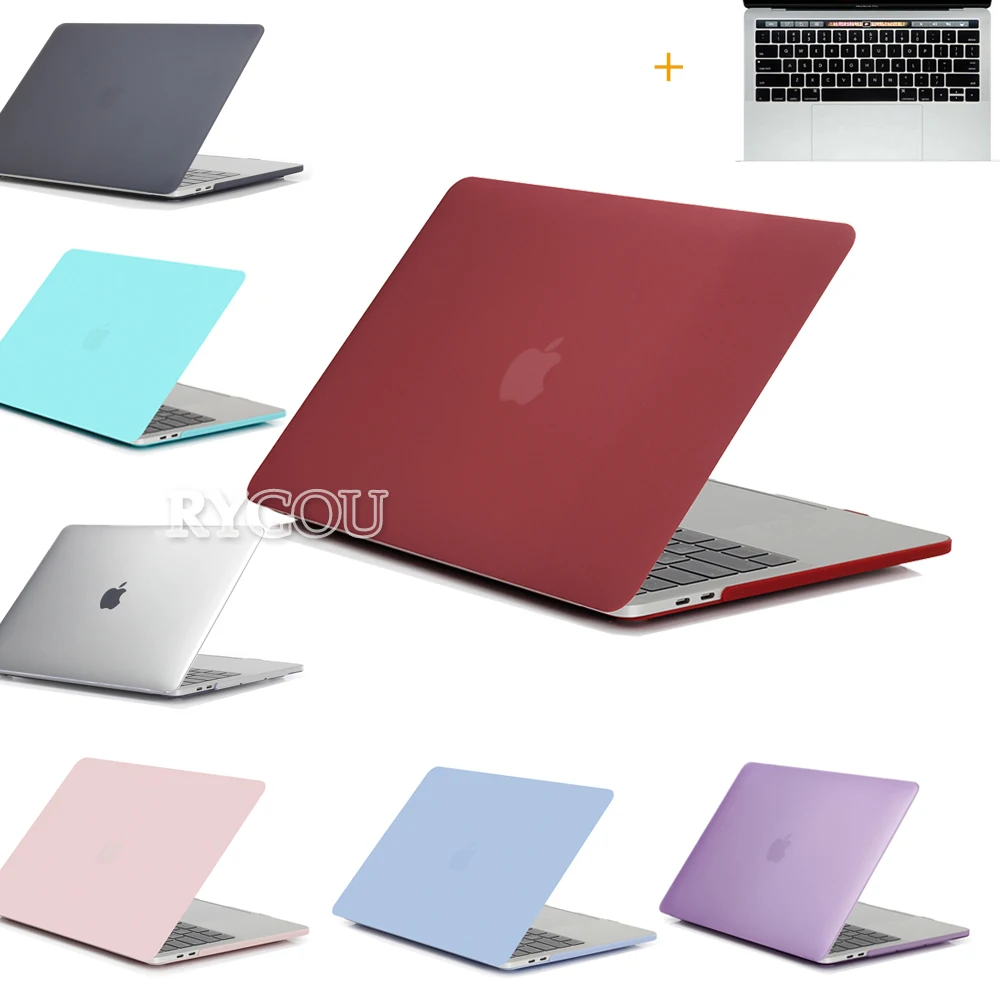 Laptop Bag Cases for Macbook Air Pro Retina 11 12 13 15 Clear/Matte Hard Case for Mac Book Pro 13.3 15.4 12 Air 11.6 inch Case