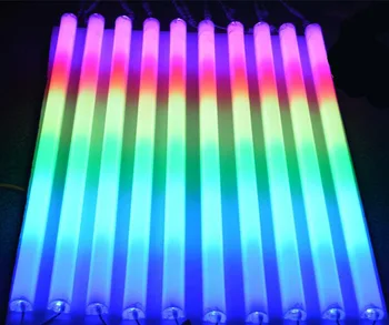 50pcs/lot)LED Neon bar 0.5m AC220V LED Digital Tube/LED tube rgb color waterproof outside colorful tubes building decoration