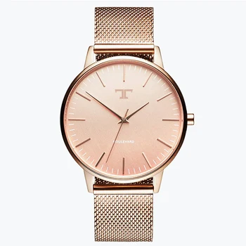 2017 Top Brand Quartz 30M Waterproof Ultra Thin Man Clock Watch Women Steel Strap Quartz Watch Men Business Casual Wrist Watches
