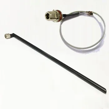 2.4GHz 12dBi high gain Omni WIFI Antenna N male for Wireless Router 45cm +N type female bulkhead switch ufl/ipx RF cable