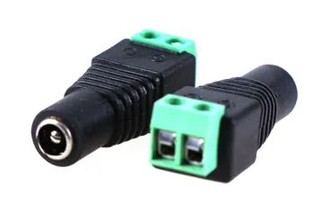 2017 , 10pcs/lot CCTV Connector BNC DC Power Connector Female USE TO CONNECT CABLE AND CCTV CAMERA