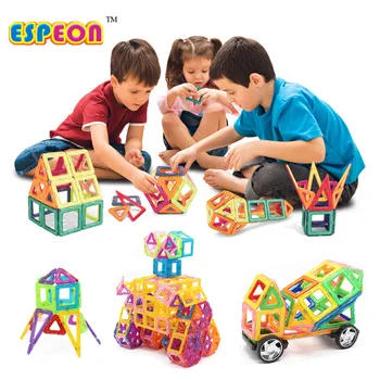 Espeon 25 PCs Mini Plane Helicopter Enlighten Bricks Educational Magnetic Designer DIY Building Blocks Toys For Children