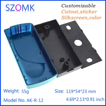1 piece China 119x54x23mm plastic enclosure pcb diy case card reader pcb holders juncion diy case