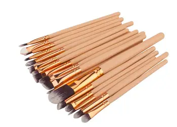 APINKGIRL Brand 15pcs Beauty Bamboo Professional Makeup Brushes Set Make up Brush Tools kit Eye Shader