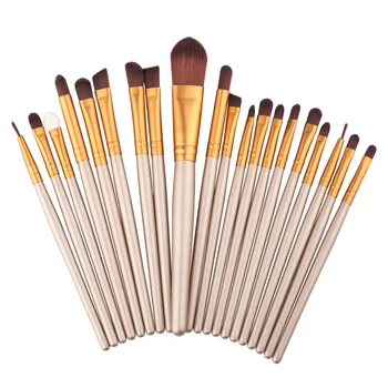 APINKGIRL Brand 15pcs Beauty Bamboo Professional Makeup Brushes Set Make up Brush Tools kit Eye Shader