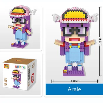 LOZ Arale Building Blocks Japanese Anime Action Figure Educational Kids Toys brinquedos juguetes menino