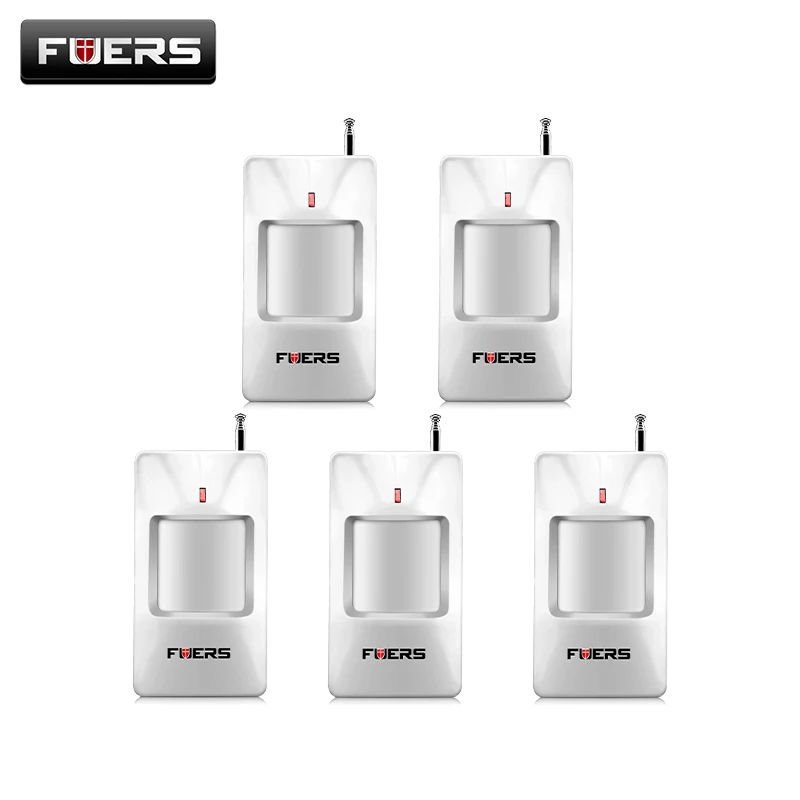 5pcs/lot Fuers Wireless PIR Sensor/Motion Detector For Auto Dial Wireless GSM/PSTN Home Security Alarm System