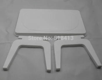 Doll house white table Children baby suit doll furniture accessories table