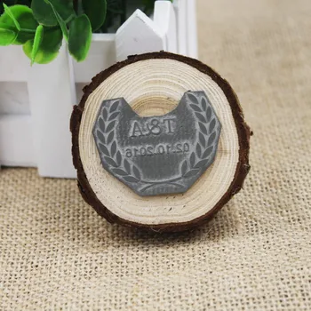 Personalized Wedding Stamp Custom Wood Stamp with Your Initials&Date Wedding Invitation Customized Rubber Stamp