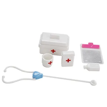 NK One Set Doll Accessories Toy medical kit Doll Pet Toys For Barbie doll Baby Toys Christmas gifts