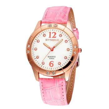 Fashion women Automatic Watch Ladies Quartz colorful leather dress wristwatch quality female arabic numerals clock luxury guess