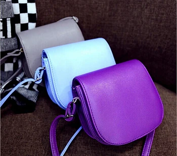 Candy Color Little Girls Handbags women leather handbags Mini Bag Ladies Small Shoulder Crossbody Bags Clutch Bags Hand Bags