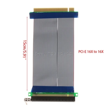 PCI-E 16X to 16X Riser Extender Card Adapter PCIe 16X PCI Express Flexible Cable -R179 Drop Shipping