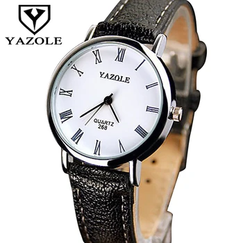 YAZOLE Women Watches 2017 Ladies Famous Brand Female Clock Women Wrist Watch Leather Quartz Watch Relogio Feminino