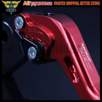 8 Colors Laser Logo (CBR 250R) Red CNC Adjustable 2 finger Short Motorcycle Brake Clutch Levers For Honda CBR250R 2011 2012 2013