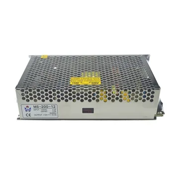 Mini ac to dc MS-200-12 singIe 110V 220V 12V 16.7A 200w smps CE certification Ied driver source swtching pwer supIy voIt