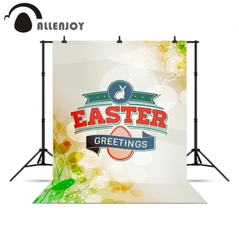 Allenjoy background for photos Easter glitter blur rabbits New background for photo shoots backdrop for a photo shoot vinyl
