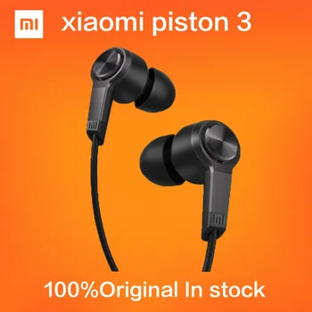NEW Original Xiaomi Piston 3 Hybrid Capsule Bass Earphones With Remote & Mic For Phone MI4 5 Hongmi Note Retail box Top Quality