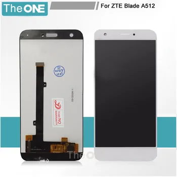 Black White For ZTE Blade A512 Full LCD Screen Display Digitizer With Touch Screen Complete Assembly Tracking Code