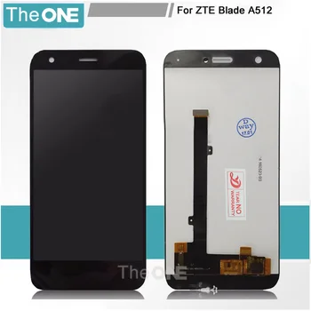 Black White For ZTE Blade A512 Full LCD Screen Display Digitizer With Touch Screen Complete Assembly Tracking Code