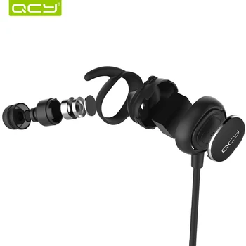 QCY IPX4-rated sweatproof stereo bluetooth 4.1 headphones wireless sports earphones aptx headset with MIC for iphone 7 S8