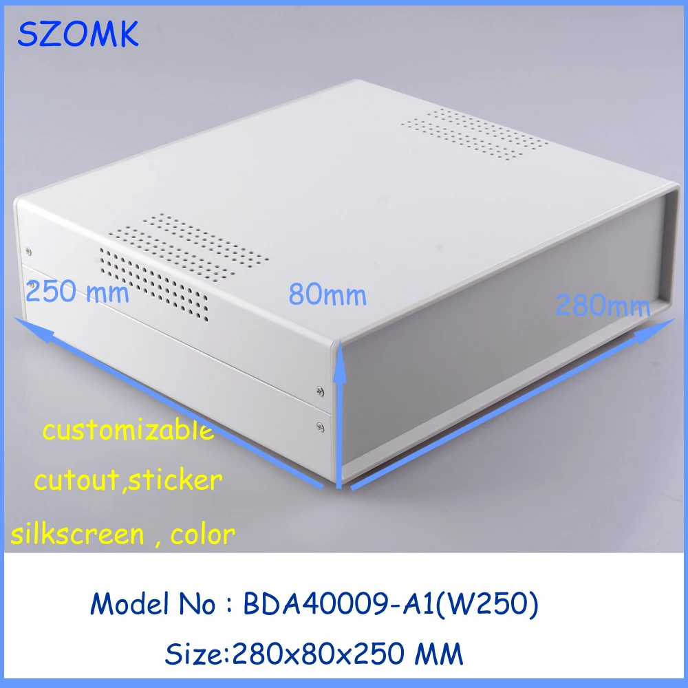 1 )80x280x250 mm small steel and iron enclosure case extruder aluminium case electronic steel iron box electrical meter box