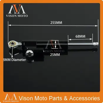 Universal CNC Steering Damper Stabilizer Linear Reversed Safety Control For BMW Aprilia Triumph Buell MV Agusta Moto Guzzi