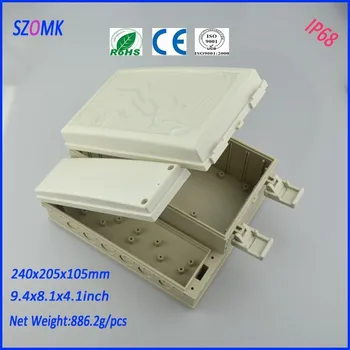 4 pieces a lot IP 68 waterproof plastic box  240*205*105mm 9.4 * 8.1 *4.1inch