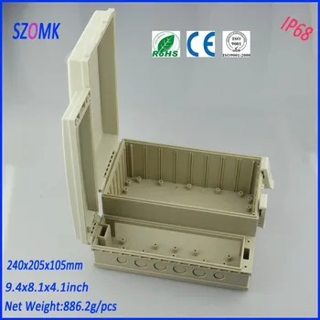 4 pieces a lot IP 68 waterproof plastic box  240*205*105mm 9.4 * 8.1 *4.1inch