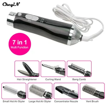 7-in-1 Multifunctional Professional Styling Electric Hair Dryer Hairdryer Set Hair Styling Brush Comb culer styling for home use