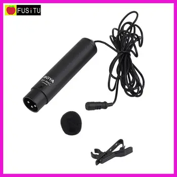 BOYA BY-M4C Cardioid Lavalier Mic Microphone with Cannon Plug for Sony for Panasonic Camcorder ZOOM H4n H5 H6