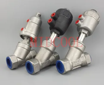 Pneumatic Stainless steel Angle seat valve 1