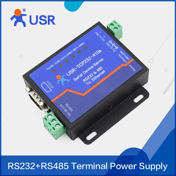 Q062 USR-TCP232-410S Terminal Power Supply RS232 RS485 to TCP/IP Converter Serial Ethernet Serial Device Server