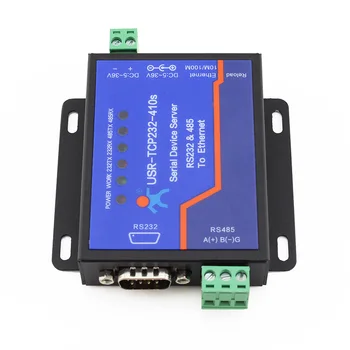 Q062 USR-TCP232-410S Terminal Power Supply RS232 RS485 to TCP/IP Converter Serial Ethernet Serial Device Server