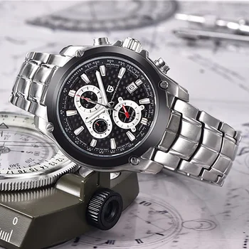 2016 Luxury Brand Pagani Design Watches Men Military Quartz Watch Waterproof Multifunction Sports Wristwatch relogio masculino