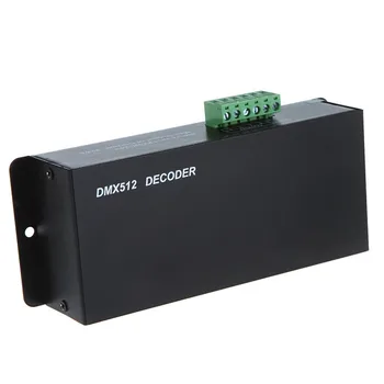 DC 12V-24V 3 Channel DMX Decoder LED Controller for RGB 5050 3528 LED Strip Light