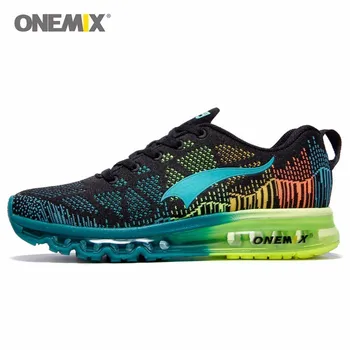 Onemix Brand Running Shoes Men Light weight Athletic Sneakers Mesh Breathable Sport Trainers For Man Music Rhythm Max Size 12