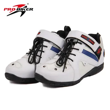 PRO-BIKER SPEED Boots For MotorcyCle Racing Motocross Boots Men's Obillo Motorcycle Shoes