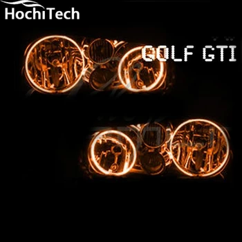 For VW Volkswagen golf 4 GT 1998 - 2004 RGB LED headlight rings halo angel demon eyes with remote controller